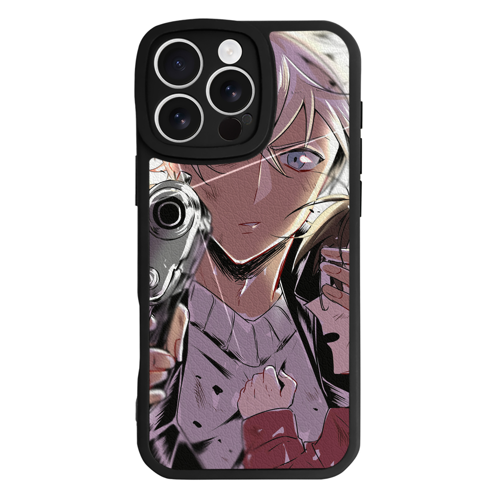 （画像用） 名探偵コナン Detective Conan 【iPhone 16シリーズ対応】シリコンスマホケース（レザー調） 材質：シリコン